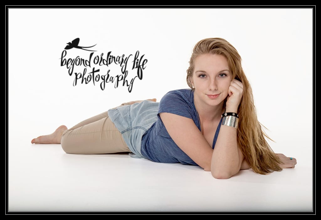 Tulsa Senior Portraits, Broken Arrow Senior Portrait, Broken Arrow Photography, Tulsa Photography, Oklahoma Photography, Oklahoma Senior Photos, Tulsa Senior Girl Pics, Oklahoma Senior Portraits, Beyond Ordinary Life Photography Senior Portrait on white laying on floor