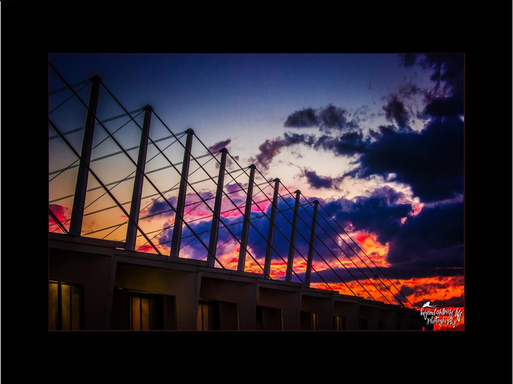 Tulsa IPE Building at Sunset